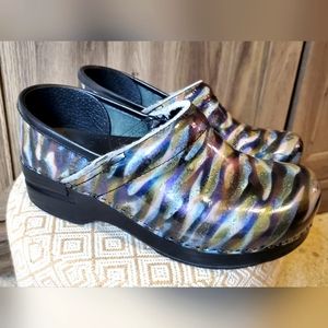 Dansko multi colored clog  size 36 (5.5-6)